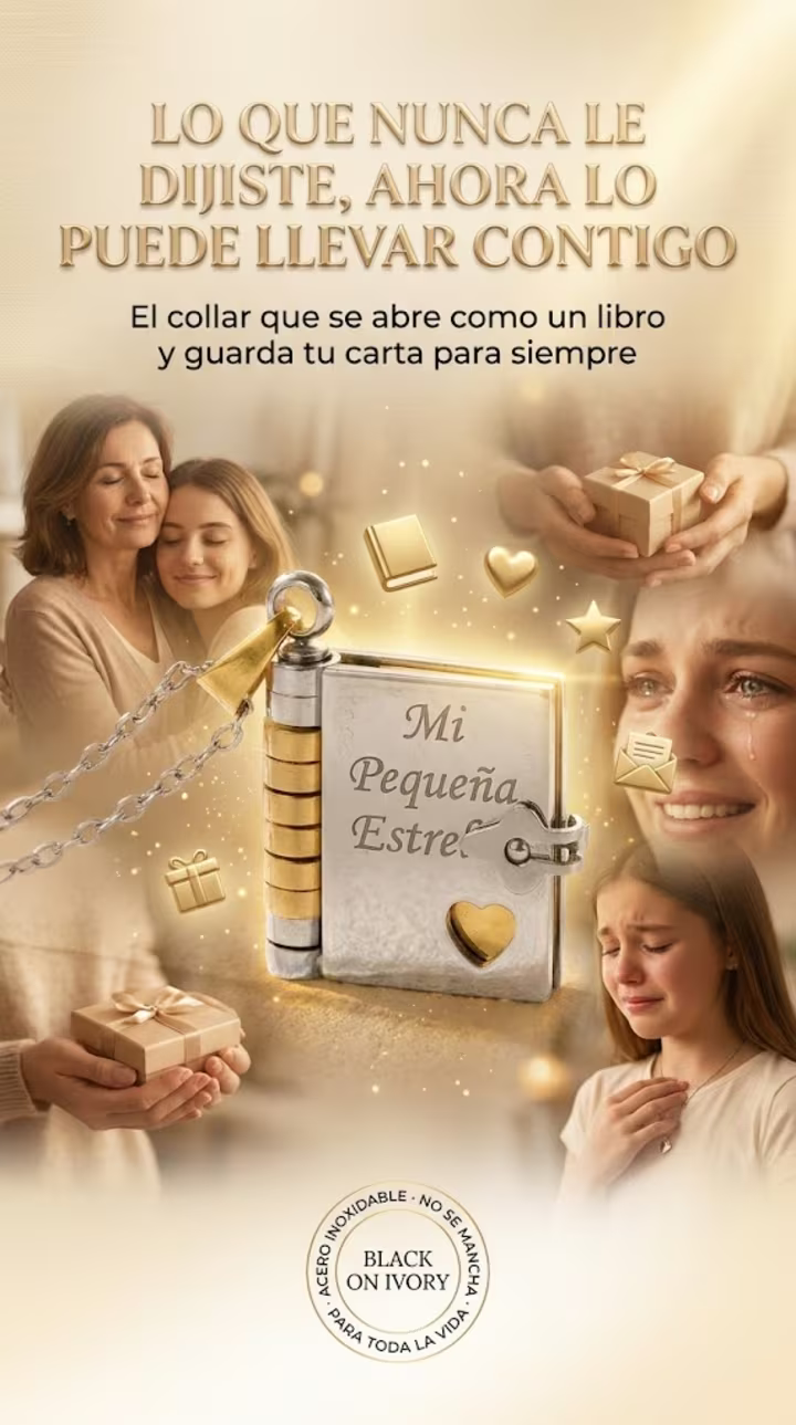 COLLAR CARTA A HIJ@ version para niña👧 y niño👦dicelo hoy y lo guardara siempre