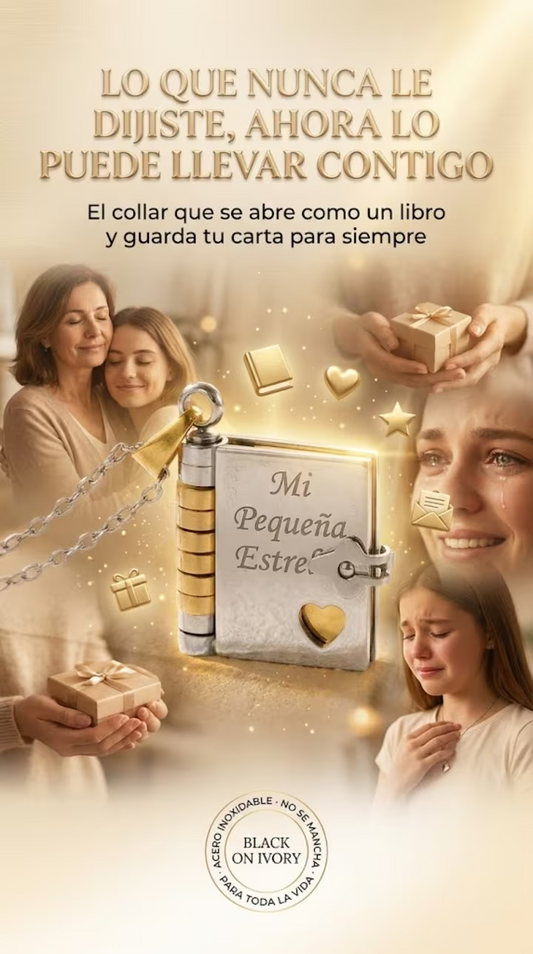 COLLAR CARTA A HIJ@ version para niña👧 y niño👦dicelo hoy y lo guardara siempre