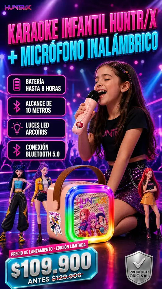 KARAOKE BLUETOOH K-POP EL REGALO QUE TODA NIÑA QUIERE APROVECHJA PRECIO DE PREVENTA