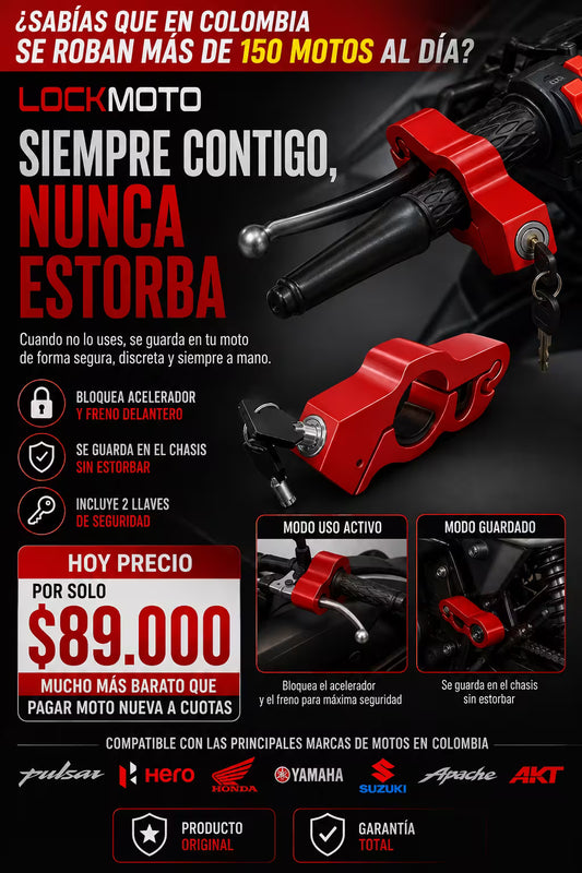 ¿Piensas que a ti no te va a pasar? Eso mismo pensaron los que hoy están pagando cuotas de una moto que ya no tienen.
